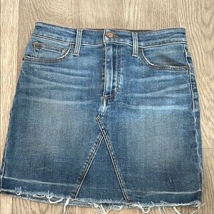 Joe's Jeans Distressed Blue jean Skirt
